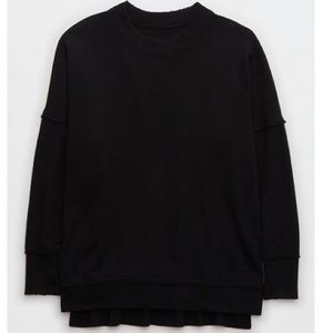Aerie textured oversized sweatshirt